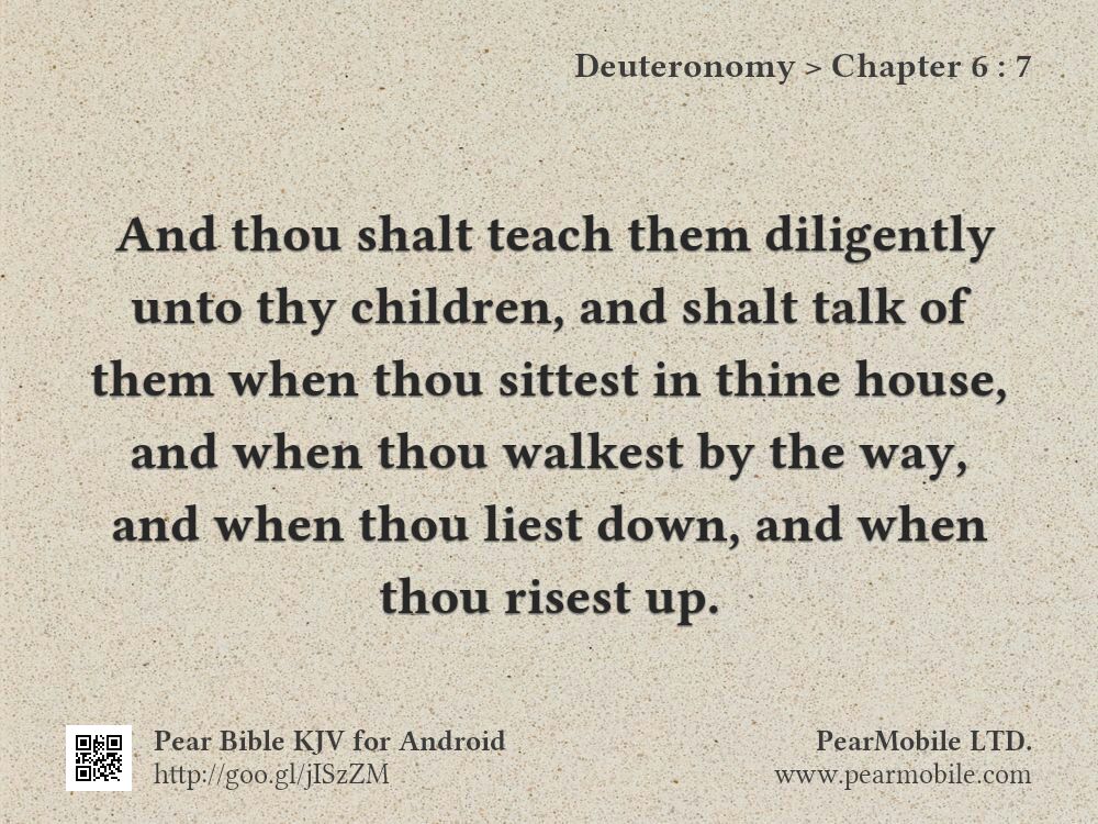 Deuteronomy, Chapter 6:7